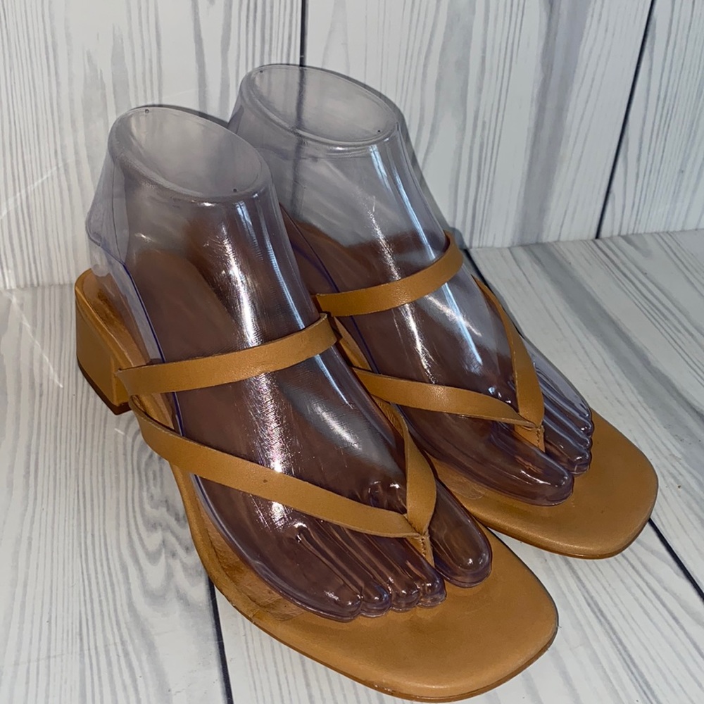 Madewell Tan Strappy Sandals